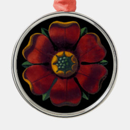 Italienska Renaissancen Architectural Rosette nr 1 Julgransprydnad Metall