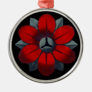 Italienska Renaissancen Architectural Rosette nr 3 Julgransprydnad Metall