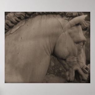 Italienska Renaissancen Art Horse Poster