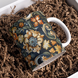 Italienska Renaissancen i blått Kaffemugg