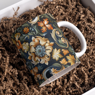 Italienska Renaissancen i blått Kaffemugg