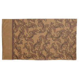 Italienska Renaissancen Leafy Swirls (Rust och Gul