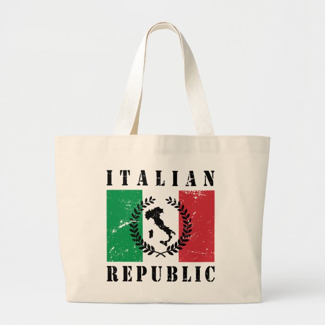 Italienska republiken jumbo tygkasse (Framsidan)