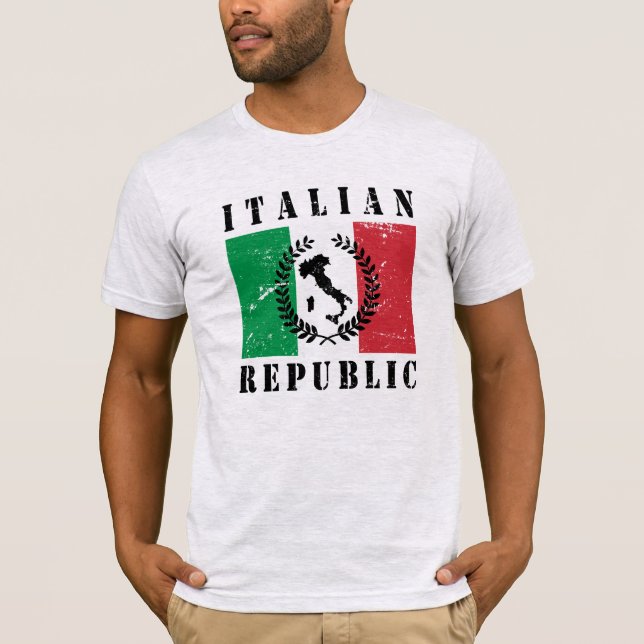 Italienska republiken t-shirt (Framsida)