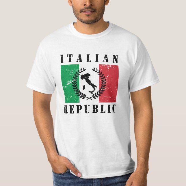 Italienska republiken tee shirt (Framsida)