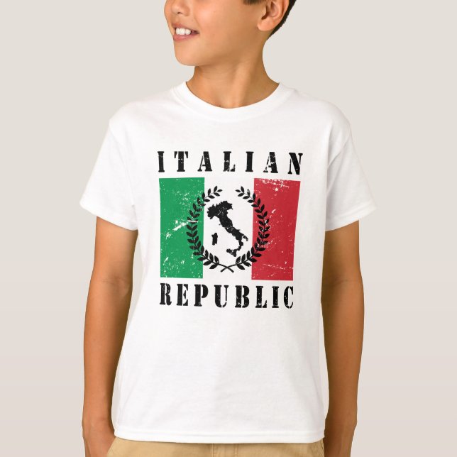 Italienska republiken tee shirt (Framsida)