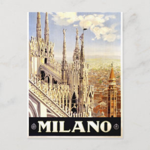 Italienska resebyrån i Milano 1920 Vykort