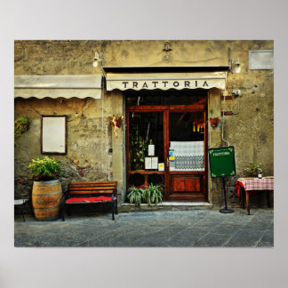Italienska restaurangen poster