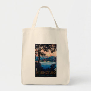 Italienska Riviera Travel Poster Tygkasse