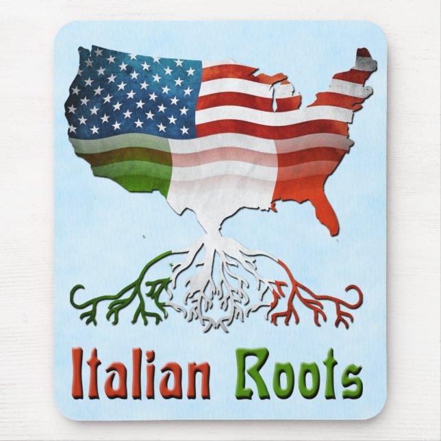 Italienska roots Mousemat Musmatta (Framsidan)
