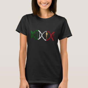 Italienska Rötter Spaghetti Dna Carbonara Bolognes T Shirt