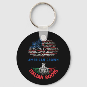 Italienska rötterna USA flagga Venezuela Nyckelring
