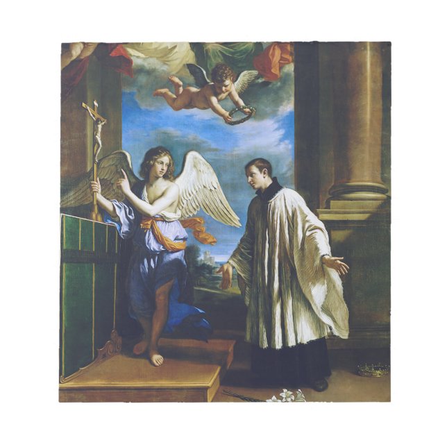 Italienska Saint Aloysius Gonzaga Anteckningsblock (Framsida)