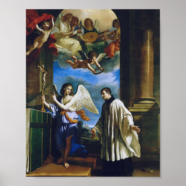 Italienska Saint Aloysius Gonzaga Poster (Framsidan)