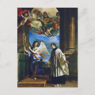 Italienska Saint Aloysius Gonzaga Vykort