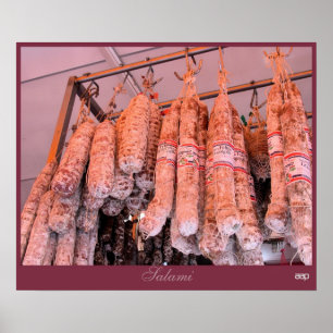Italienska Salami Poster