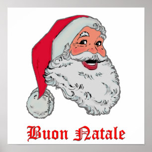 Italienska Santa Poster