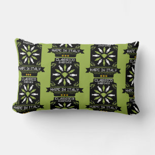 Italienska sarine Art Print Kitchen Gift Lumbarkudde