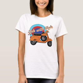 Italienska Scooter Shirt | Vintage Stil Ride T