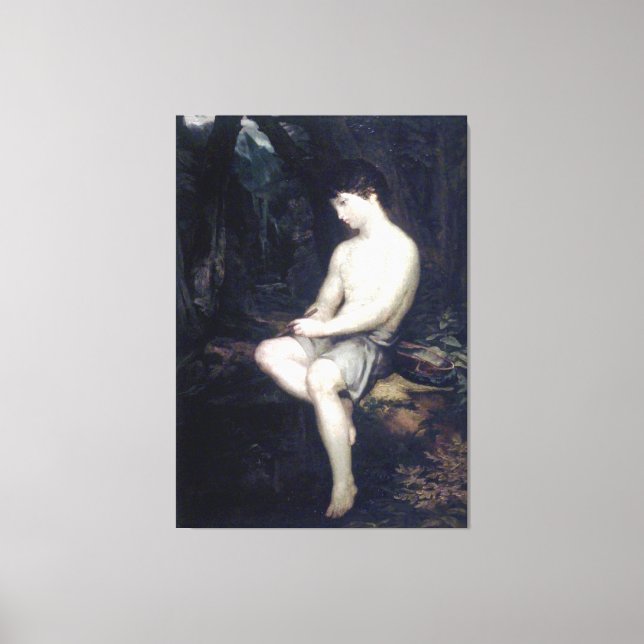 Italienska Shepherd Fine Art Kanvastryck (Framsida)