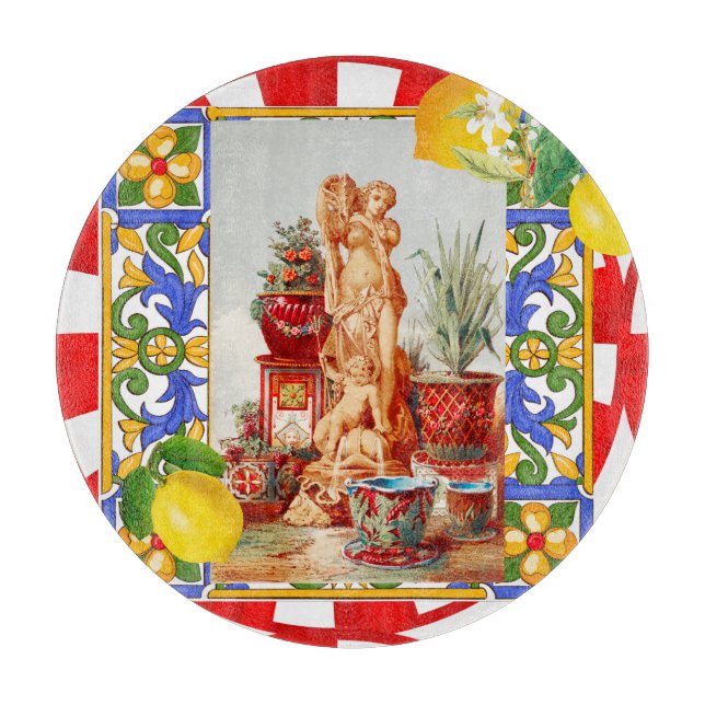 Italienska,sicilianska konst,maiolica,plattor,baro (Framsidan)