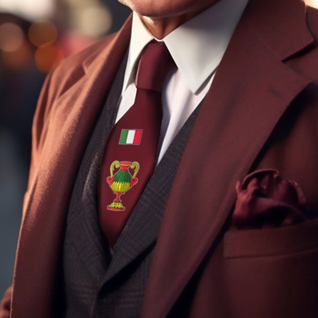 Italienska sicilianska kort Ace of Kopp Burgundy Slips (Italian Ace of Cups
Burgundy Tie)