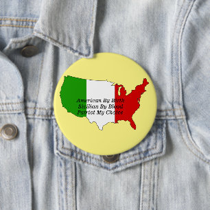 Italienska, sicilianska, patriot USA Karta Knapp