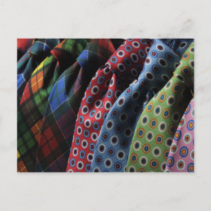 Italienska Silke Neckties Vykort