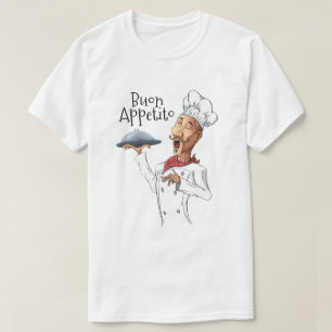 Italienska singing Chef T-shirt