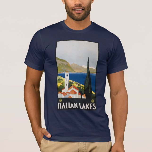 Italienska sjöarna t shirt (Framsida)