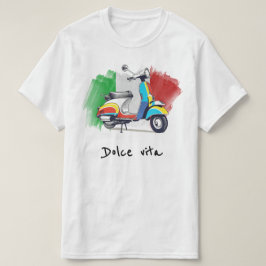 Italienska skotrar, sött liv, dolce vita t shirt