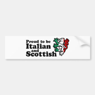 Italienska skotska bildekal