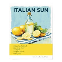 Italienska Sol Recipe Poster
