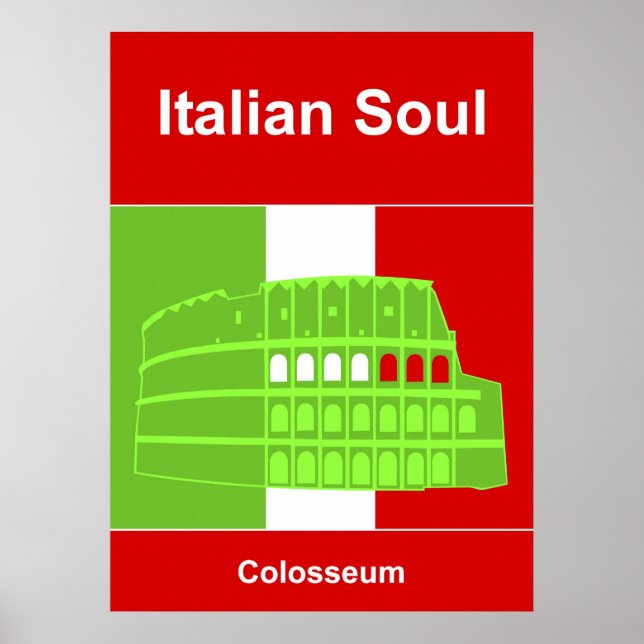 Italienska Soul Poster (Framsidan)