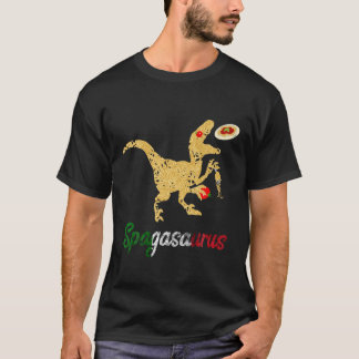 Italienska Spaghetti Dinosaurs Funny Pasta Dino No T Shirt