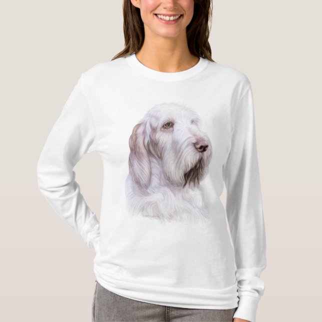 Italienska Spinone Italiano Tee (Framsida)