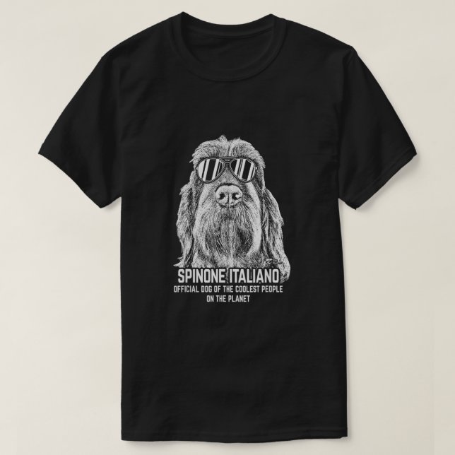 Italienska Spinone-Officiellens Hund i Coolest T Shirt (Design framsida)