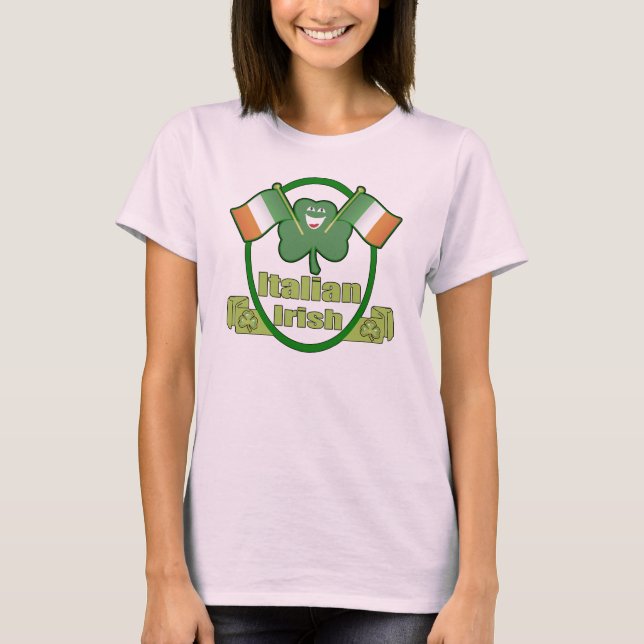 Italienska St. Patrick's T-shirt (Framsida)