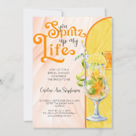 Italienska Stil Aperol Spritz Cocktail-Möhippan Inbjudningar