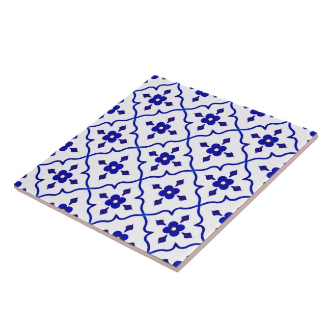 Italienska Stil Blue Ceramic Tile. Kakelplatta (Sidan)
