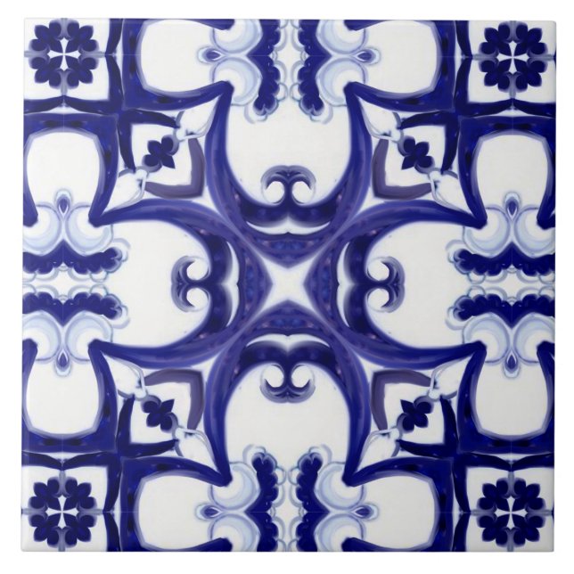 Italienska stil,plattor,majolica All-over-utskrift Kakelplatta (Framsidan)