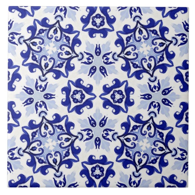 Italienska stil,plattor,majolica All-over-utskrift Kakelplatta (Framsidan)