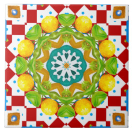 Italienska stil,plattor,majolica All-over-utskrift Kakelplatta