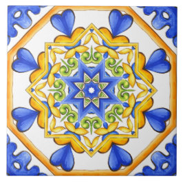 Italienska stil,plattor,majolica All-over-utskrift Kakelplatta
