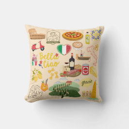 Italienska symboler kudde