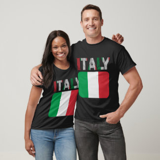 Italienska T-shirts, färgstarka designer T Shirt
