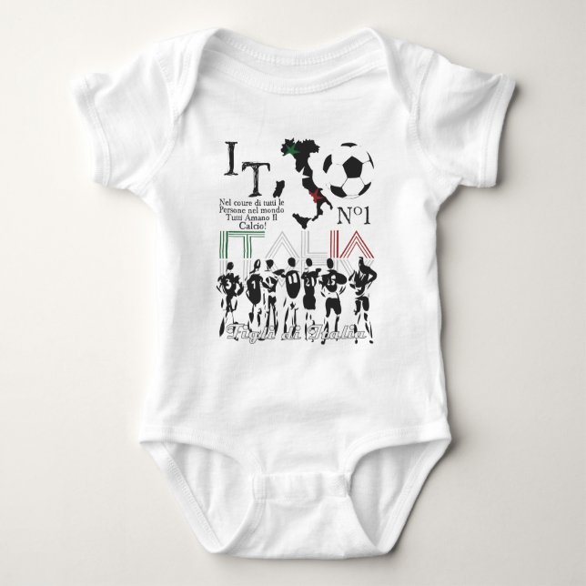 Italienska T-skjortaFigli di Italia - Sons av T-shirt (Framsida)