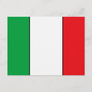 Italienska T-tröjor och Flagga Vykort