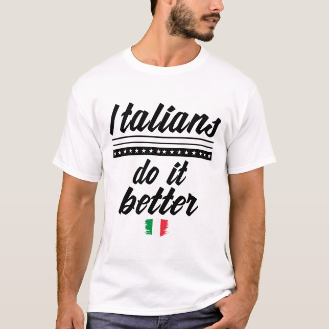 Italienska Tee Shirt (Framsida)