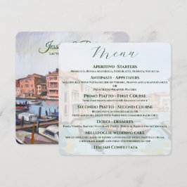 Italienska Théen - Venetian Bröllop Meny